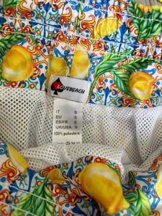 Coordinato Lovebeach uomo limoni