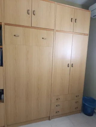 Mueble modular 6 piezas madera