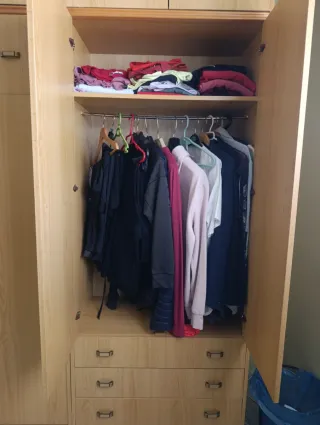 Mueble modular 6 piezas madera