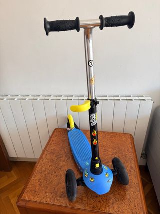 Patinete infantil 3 ruedas azul