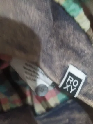 Camisa Roxy Cuadros Manga Corta