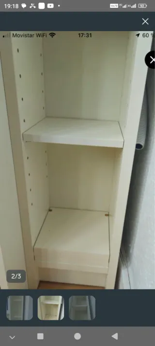 Scaffali Gnedby Ikea Bianchi (4 unità)