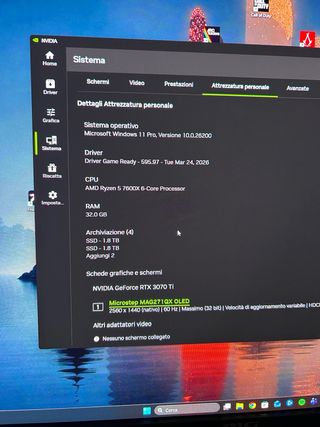 KFA2 GeForce RTX 3070 Ti Scheda Video