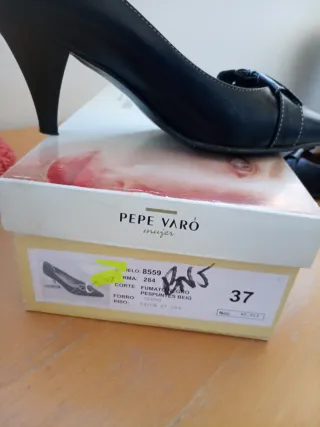 Zapatos de salón Pepe Varo mujer talla 37
