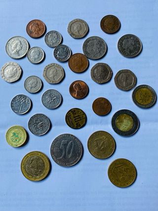 Regalo Lote monedas varios países