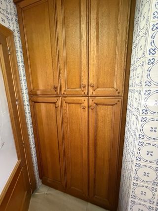 Cocina de madera grande