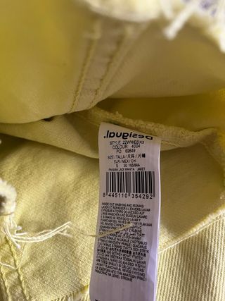 Cazadora Desigual Amarilla Talla S