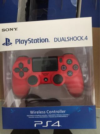 Mando PS4 Dualshock 4 Rojo Nuevo
