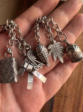 Pulsera Plata Trenzada Artesanal