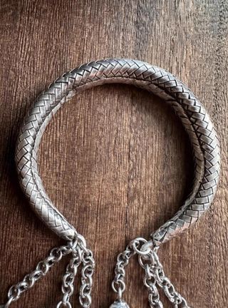 Pulsera Plata Trenzada Artesanal