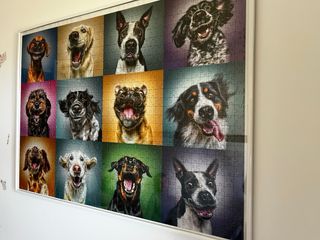 Puzzle Cuadro Perros Divertidos