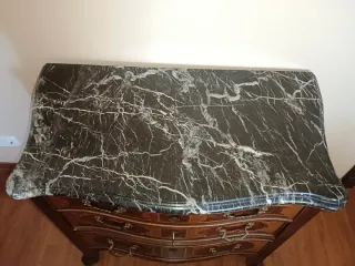 Cómoda marquetería cajones Mueble auxiliar Mesita