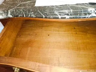 Cómoda marquetería cajones Mueble auxiliar Mesita