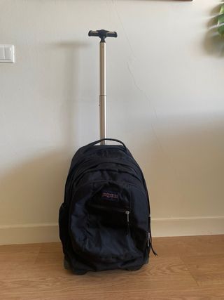 Mochila Jansport Negra con Ruedas