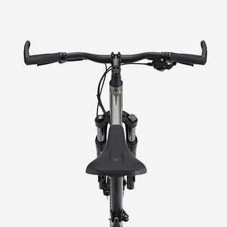 Bicicleta Trekking con suspensión Cuadro Alto ACTV 500 Verde