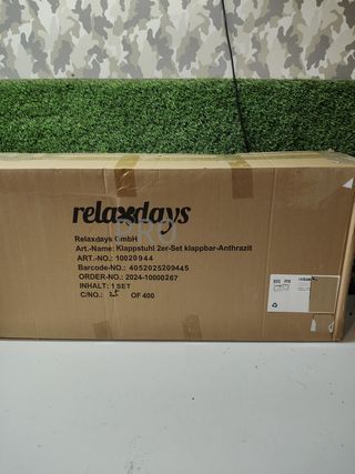 Confezione di 2 Sedie Pieghevoli - RELAXDAYS