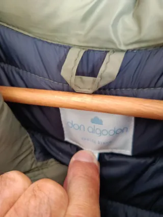 Chaleco acolchado Don Algodón Hombre XL. No envío.