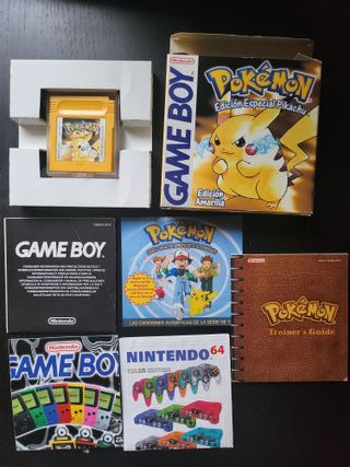 Pokémon Rojo, Azul y Amarillo Game Boy