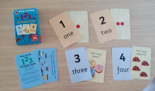 Tarjetas Flash ABC y 123 para Infantil