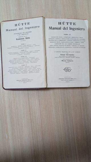 Manual del Ingeniero HÜTTE (4 Tomos)