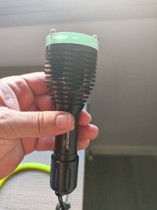 Linterna buceo + Soporte Goodman + Batería