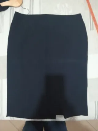 Tailleur blu notte giacca e gonna