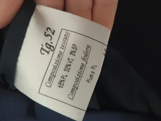 Tailleur blu notte giacca e gonna