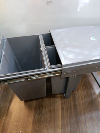 Relaxdays cubo de basura 3 extraible