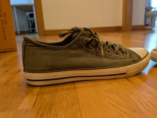 Zapatos Natural World Verde Talla 42