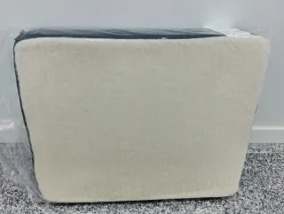 Cojín Dualuxe Viscoespuma y Gel Beige/Marrón