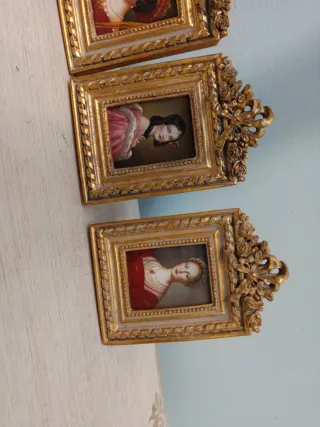 Set 4 Cornici Miniatura Damigelle