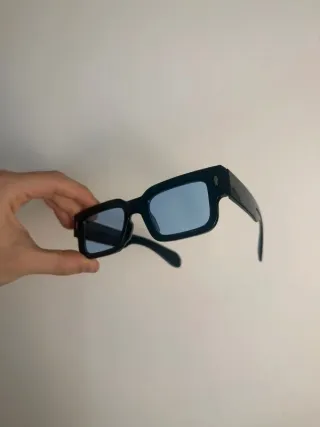 Occhiali Da Sole Rettangolari Lenti Blu