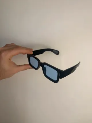 Occhiali Da Sole Rettangolari Lenti Blu