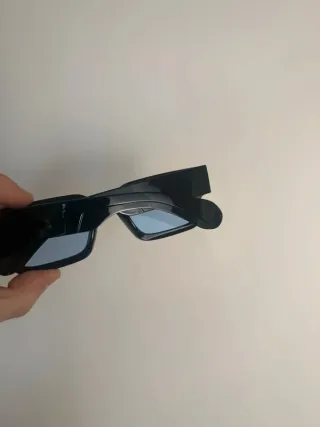 Occhiali Da Sole Rettangolari Lenti Blu