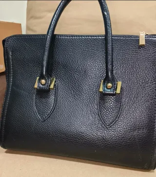 Bolso de mano negro