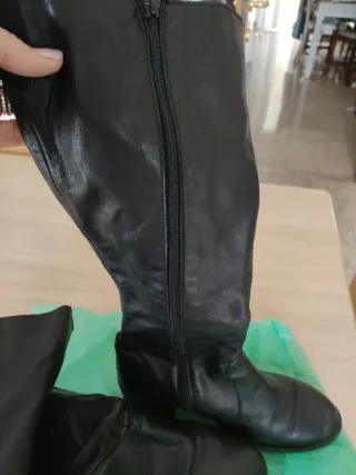 Stivali donna neri in pelle