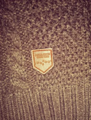 Maglione Girocollo Uomo Jack & Jones Marrone Tagli