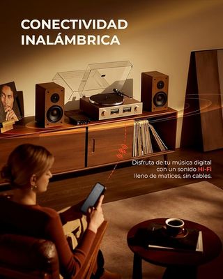 Giradischi Qlearsoul HiFire X + Altoparlanti