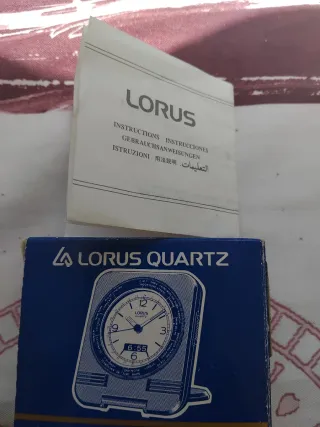 Reloj Lorus Quartz con alarma