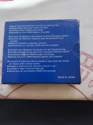 Reloj Lorus Quartz con alarma