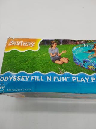 Bestway 55030 - Piscina Infantil Fill N' Fun 183 cm Animali Marini
