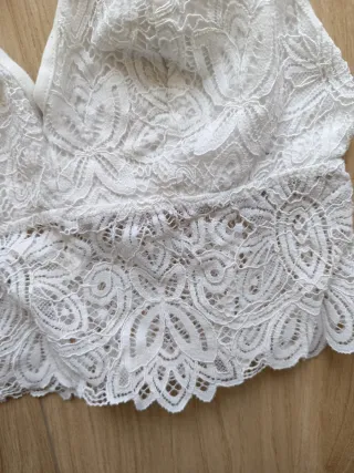 Top encaje Intimissimi blanco talla única