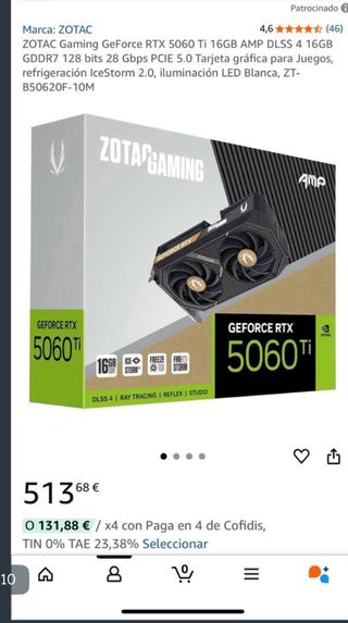 PC Gaming Nvidia 5060 Ti 16GB/32GB RAM