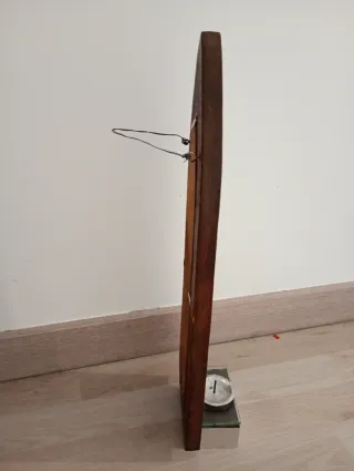 Espejo madera artesanal estrellas