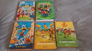 Lote de libros de fútbol infantiles