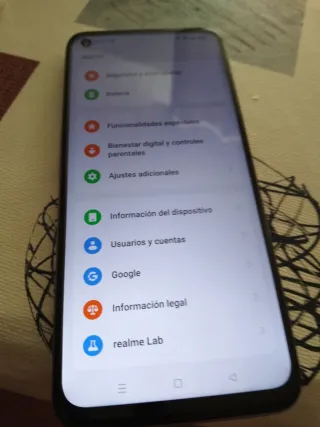 Móvil Realme 8i Negro.bien cuidado.