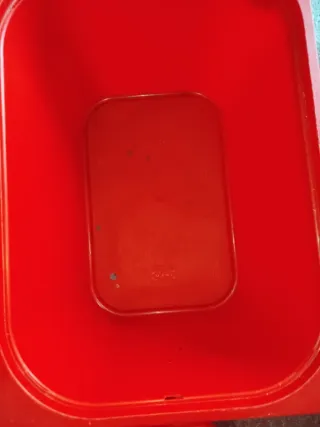 3 Cajas Ikea Trosfat Rojas Plástico