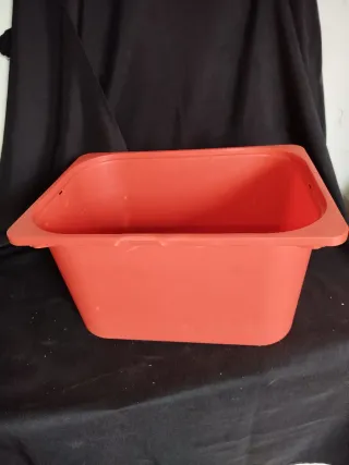 3 Cajas Ikea Trosfat Rojas Plástico