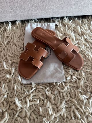 Sandali Hermes Marroni