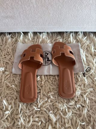 Sandali Hermes Marroni